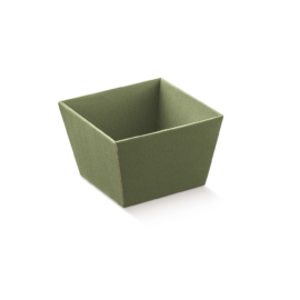 Zöld színű kínáló doboz nagy 170*170*80 mm